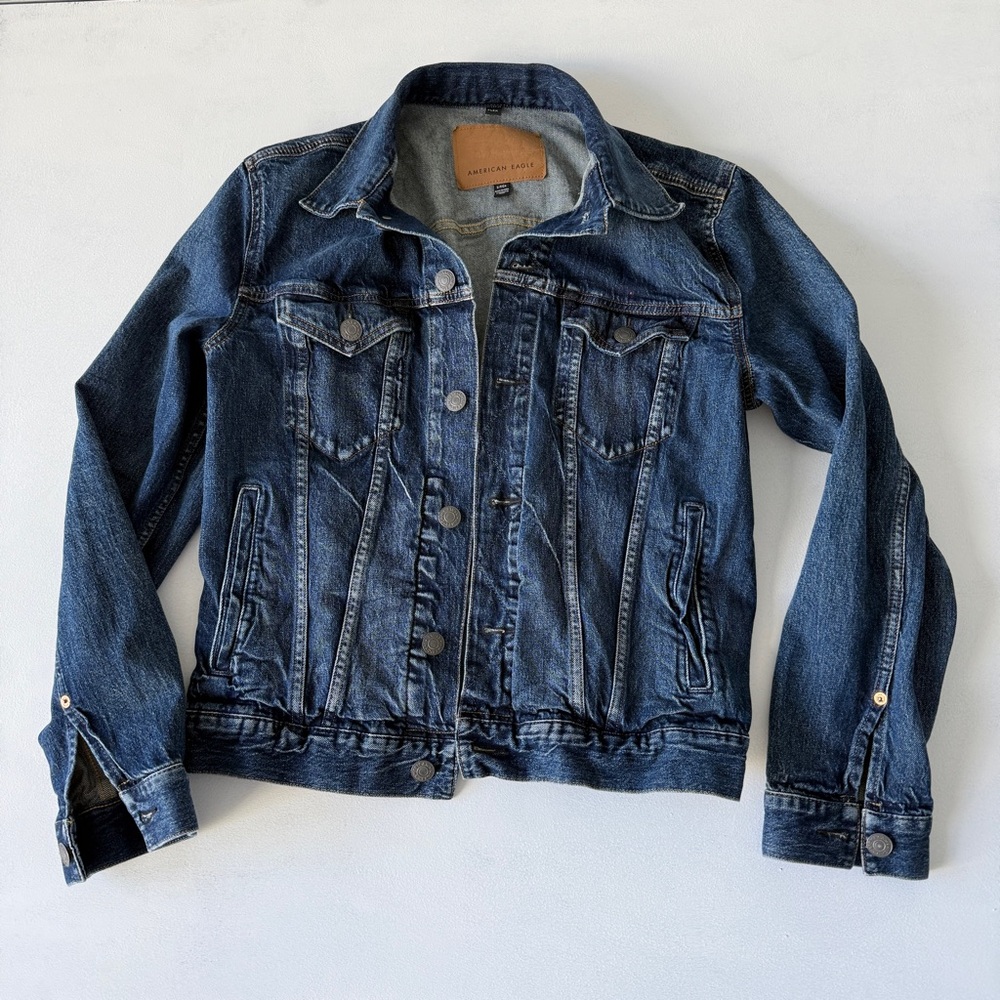 American Eagle • Flex • Denim Jacket • Blue • Small - Picture 1 of 7